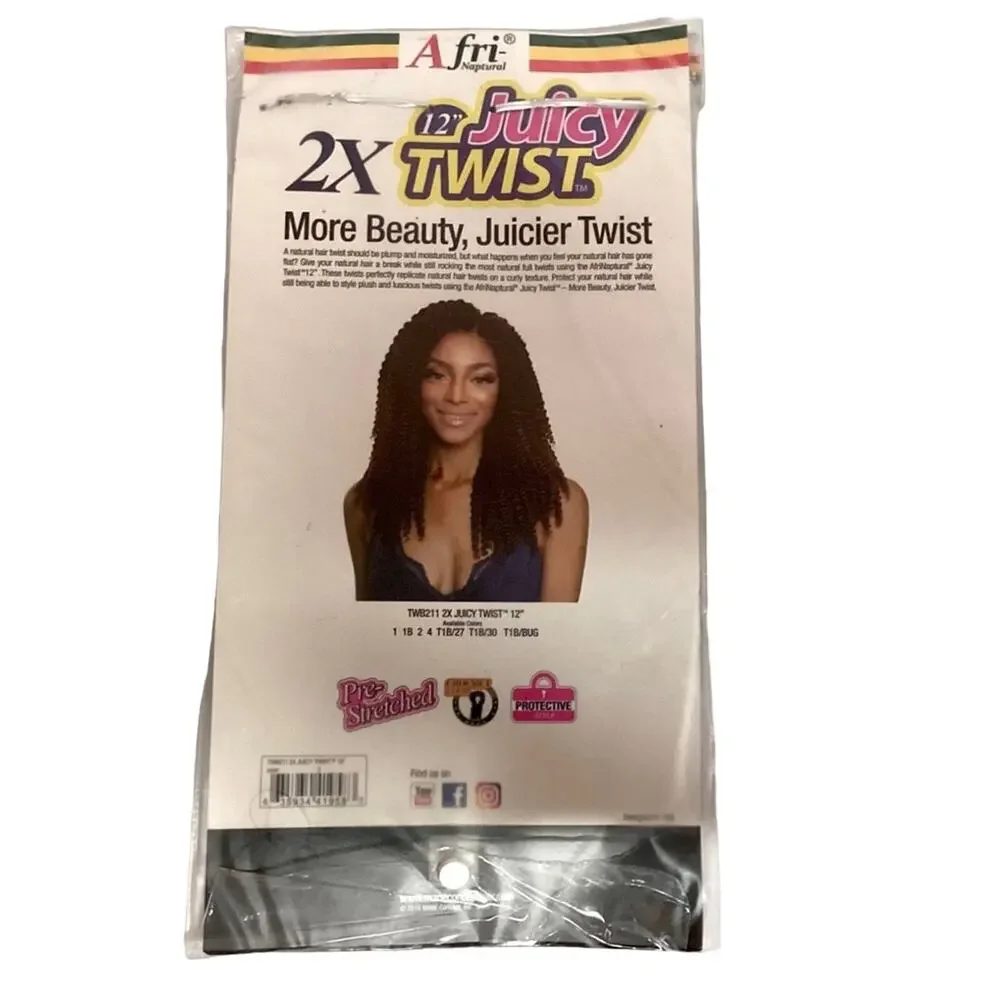 Mane Concept Afri-Naptural Crochet Braid 2X Juicy Twist 12